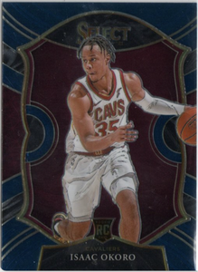 2020-21 Panini Select Basketball Concourse Retail Blue #65 Issac Okoro - Cleveland Cavaliers