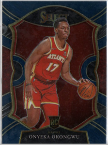 2020-21 Panini Select Basketball Concourse Retail Blue #66 Onyeka Okongwu - Atlanta Hawks