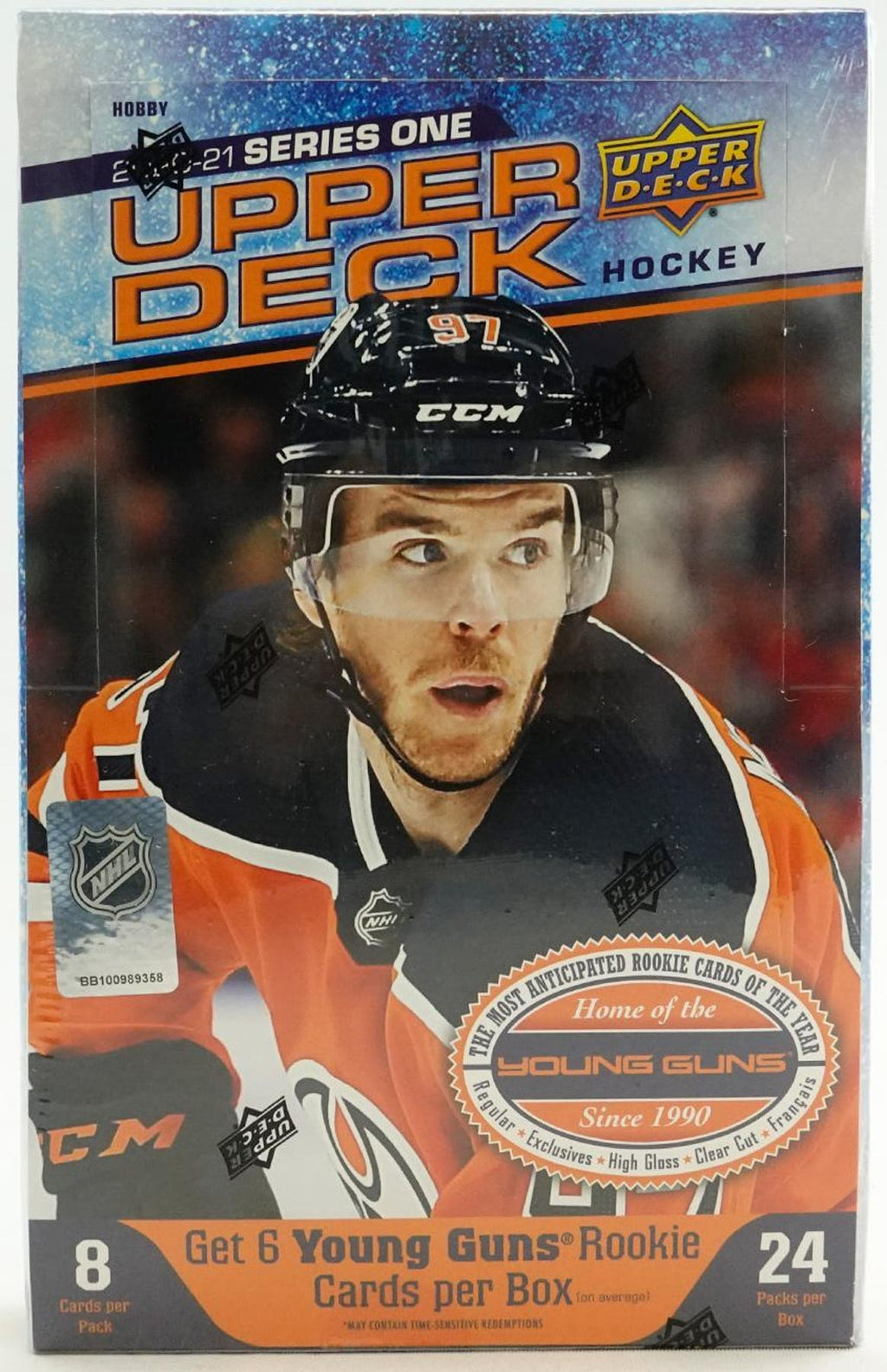 2020-21 Upper Deck Series 1 Hockey Hobby Box NHL