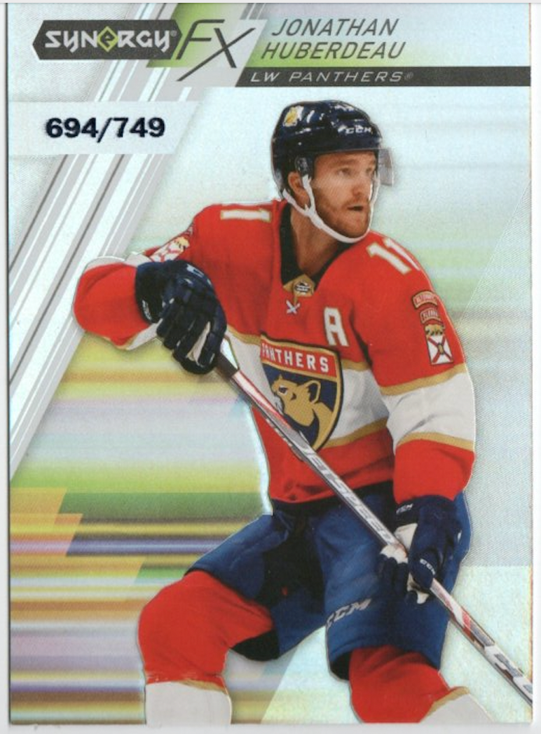 2020-21 Upper Deck Synergy Hockey FX /749 #FX-49 Jonathan Huberdeau - Florida Panthers