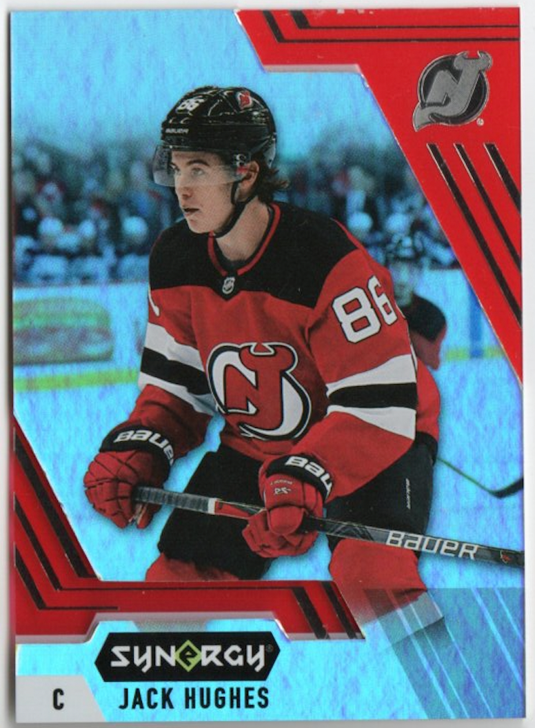 2020-21 Upper Deck Synergy Hockey - New Jersey Devils - Jack Hughes - 58