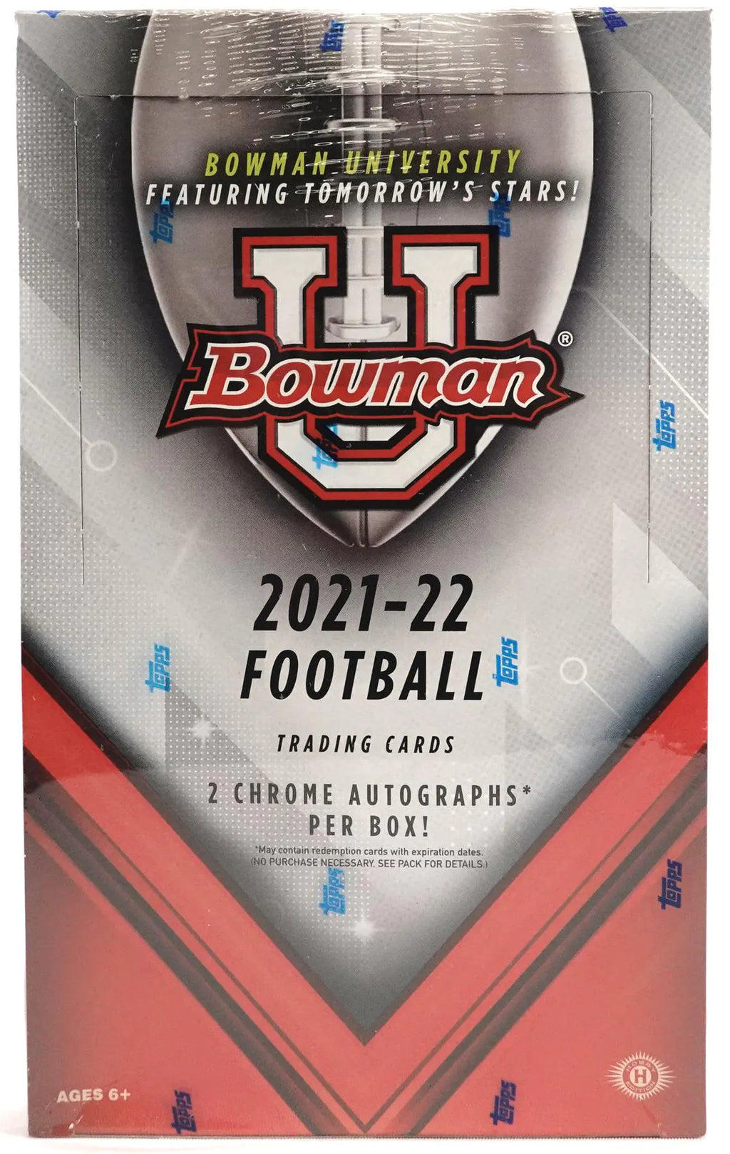 2021-22 Bowman Chrome University Football Hobby Box