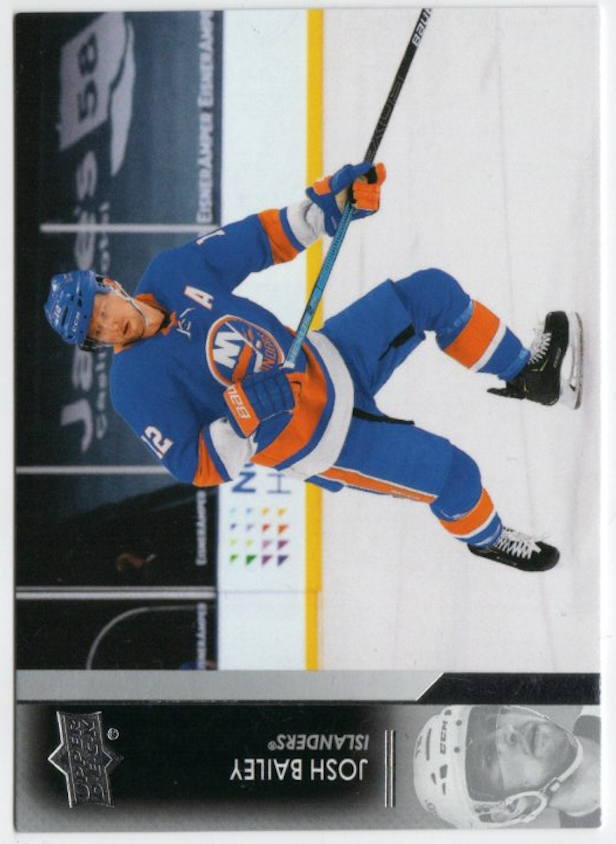 2021-22 Upper Deck Series One #113 - Josh Bailey - New York Islanders