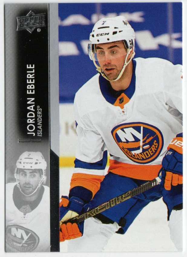 2021-22 Upper Deck Series One #114 - Jordan Eberle - New York Islanders