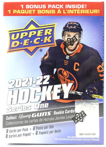 2021-22 Upper Deck Series 1 Hockey Blaster Box