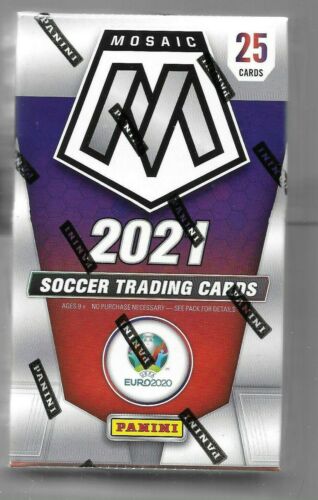 2021 Panini Mosaic Euro Soccer Cereal Box