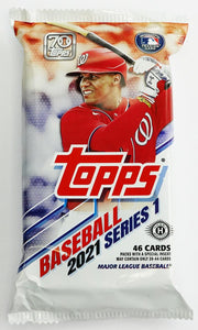 2021 Topps MLB Baseball Series 1 Jumbo Packet