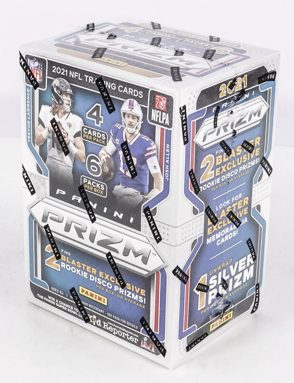 2021 Panini Prizm Football 6-Pack Blaster Box (Disco Prizms!)