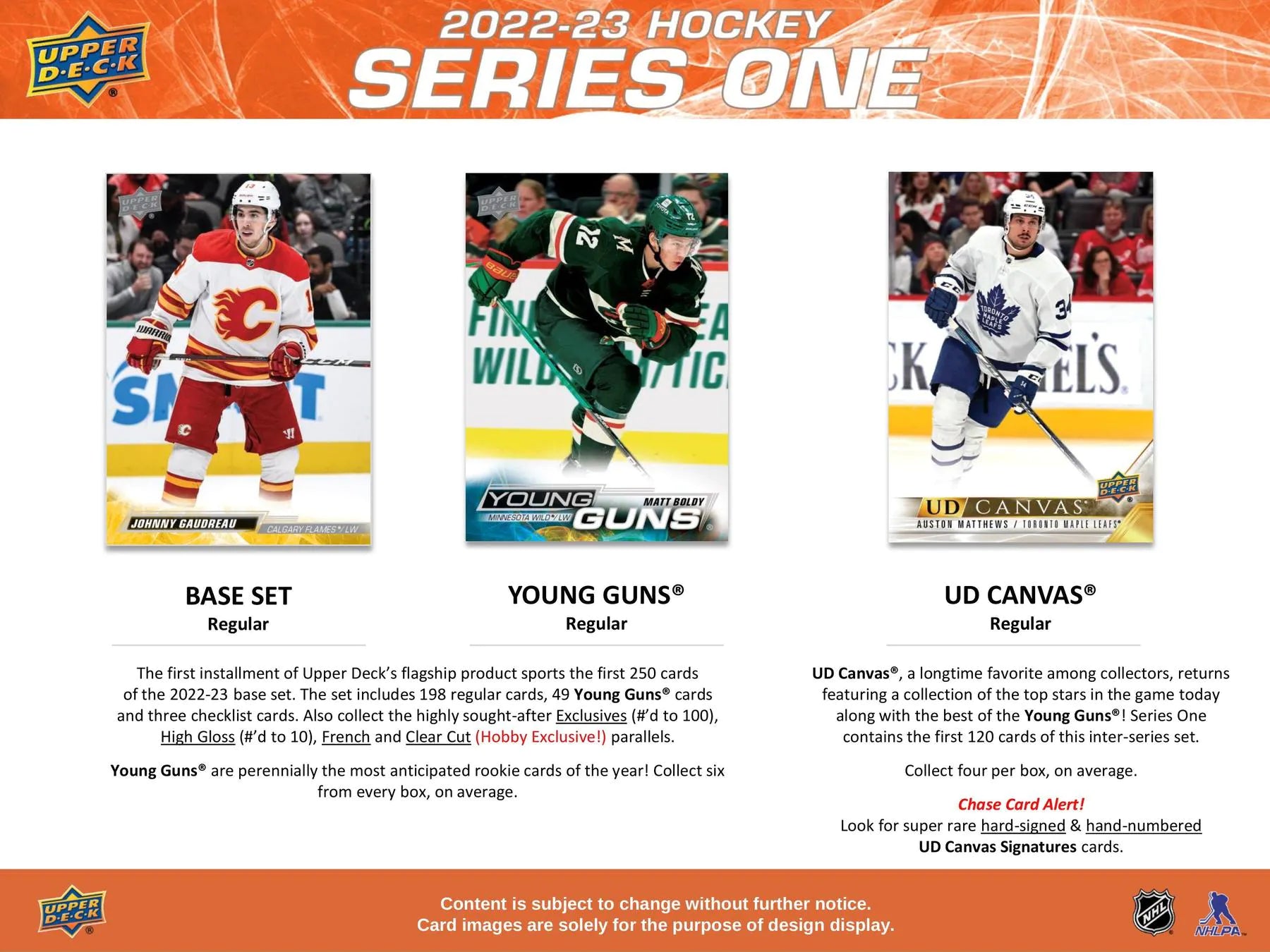 2022-23 Upper Deck Series 1 Hockey Hobby Box