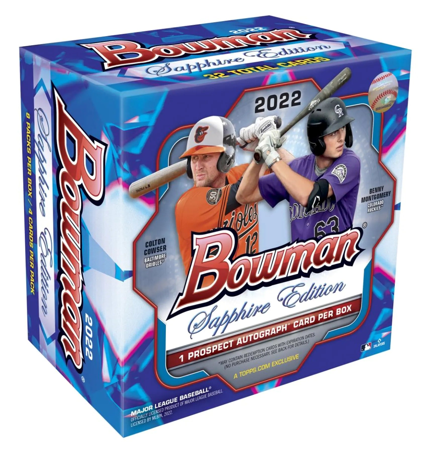 2022 Bowman Baseball Sapphire Edition Hobby Box