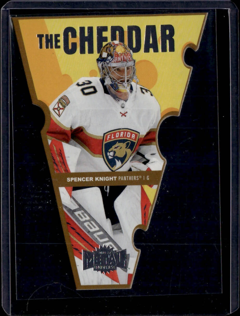 2021-22 Upper Deck Skybox Metal Universe Hockey - The Cheddar #TC-26 Spencer Knight - Florida Panthers