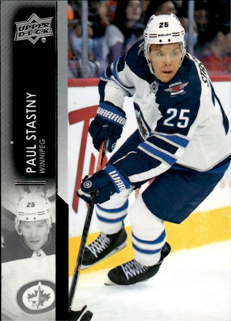 2021-22 Upper Deck Series 2 Hockey - Base #448 Paul Stastny - Winnipeg Jets