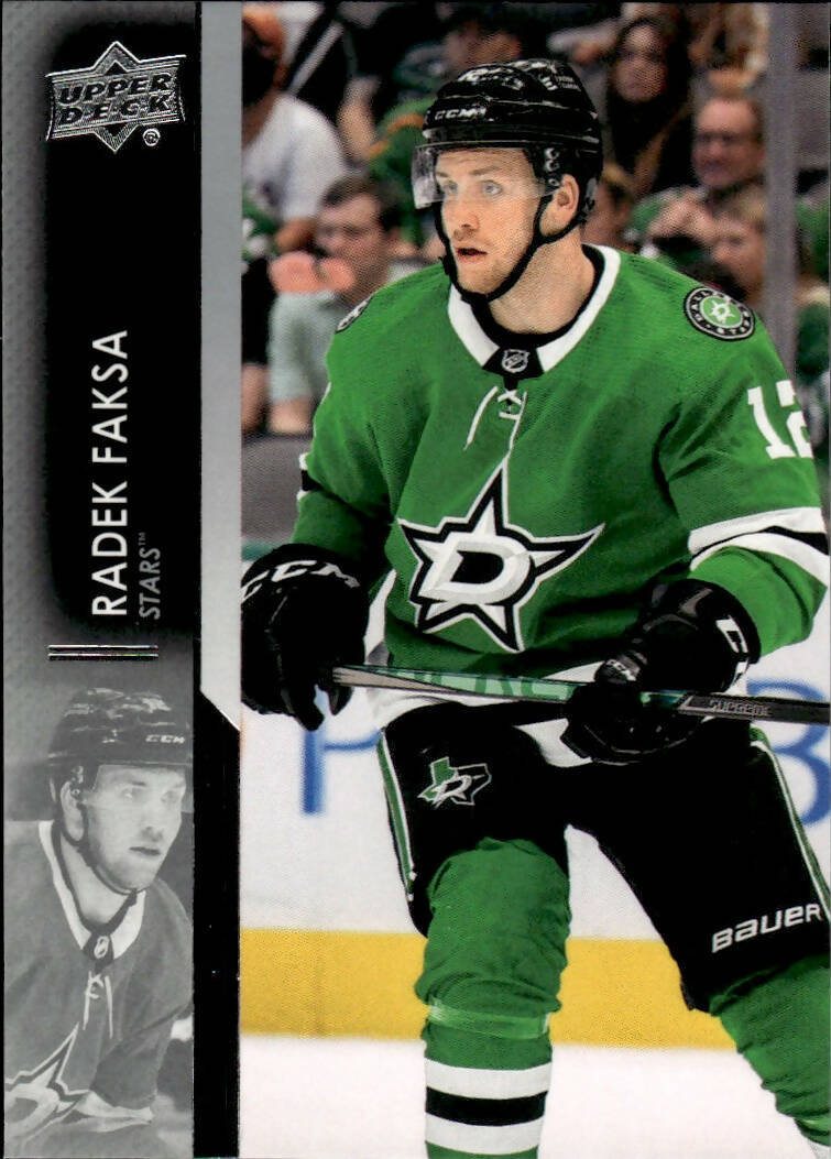 2021-22 Upper Deck Series 2 Hockey - Base #308 Radek Faksa - Dallas Stars