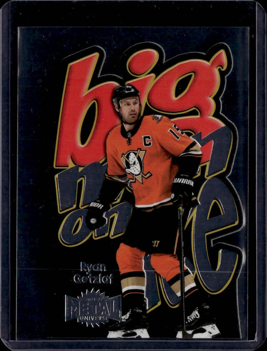 2021-22 Upper Deck Skybox Metal Universe Hockey Big Man On Ice #BM-8 Ryan Getzlaf - Anaheim Ducks