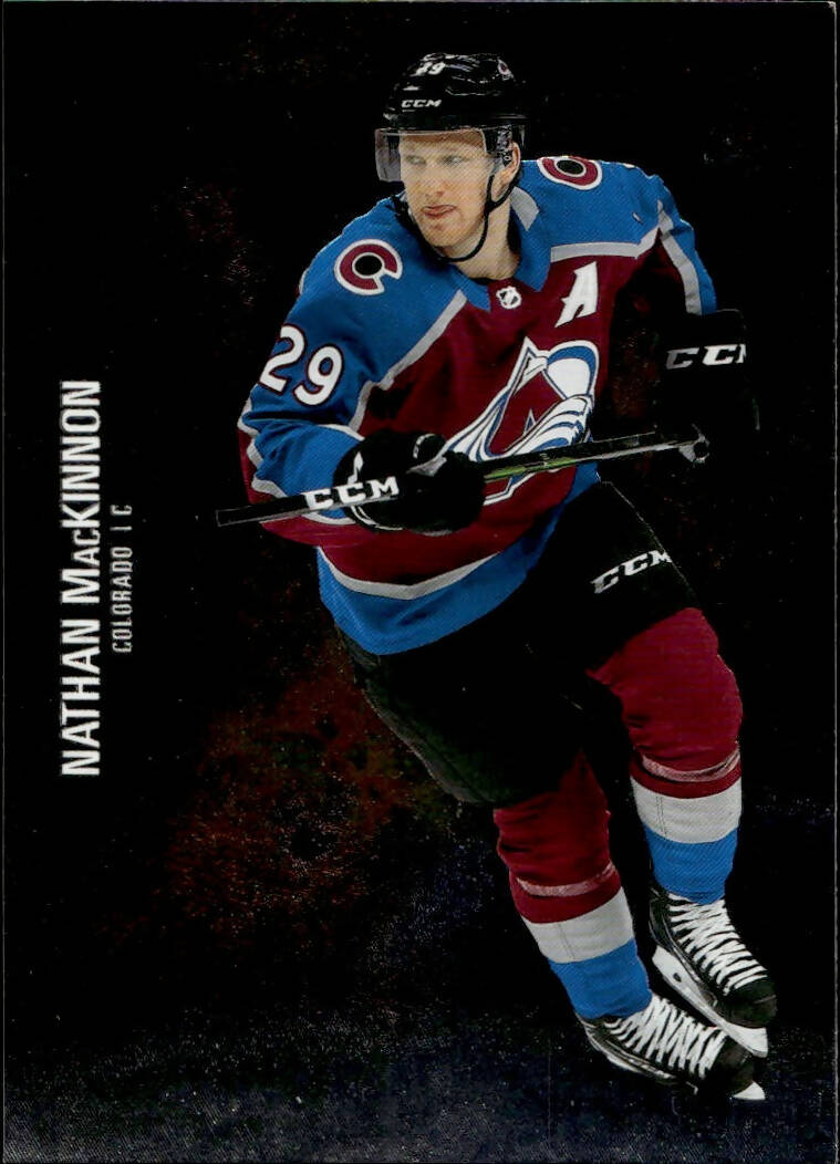 2021-22 Upper Deck Skybox Metal Universe Hockey Base #75 Nathan MacKinnon - Colorado Avalanche