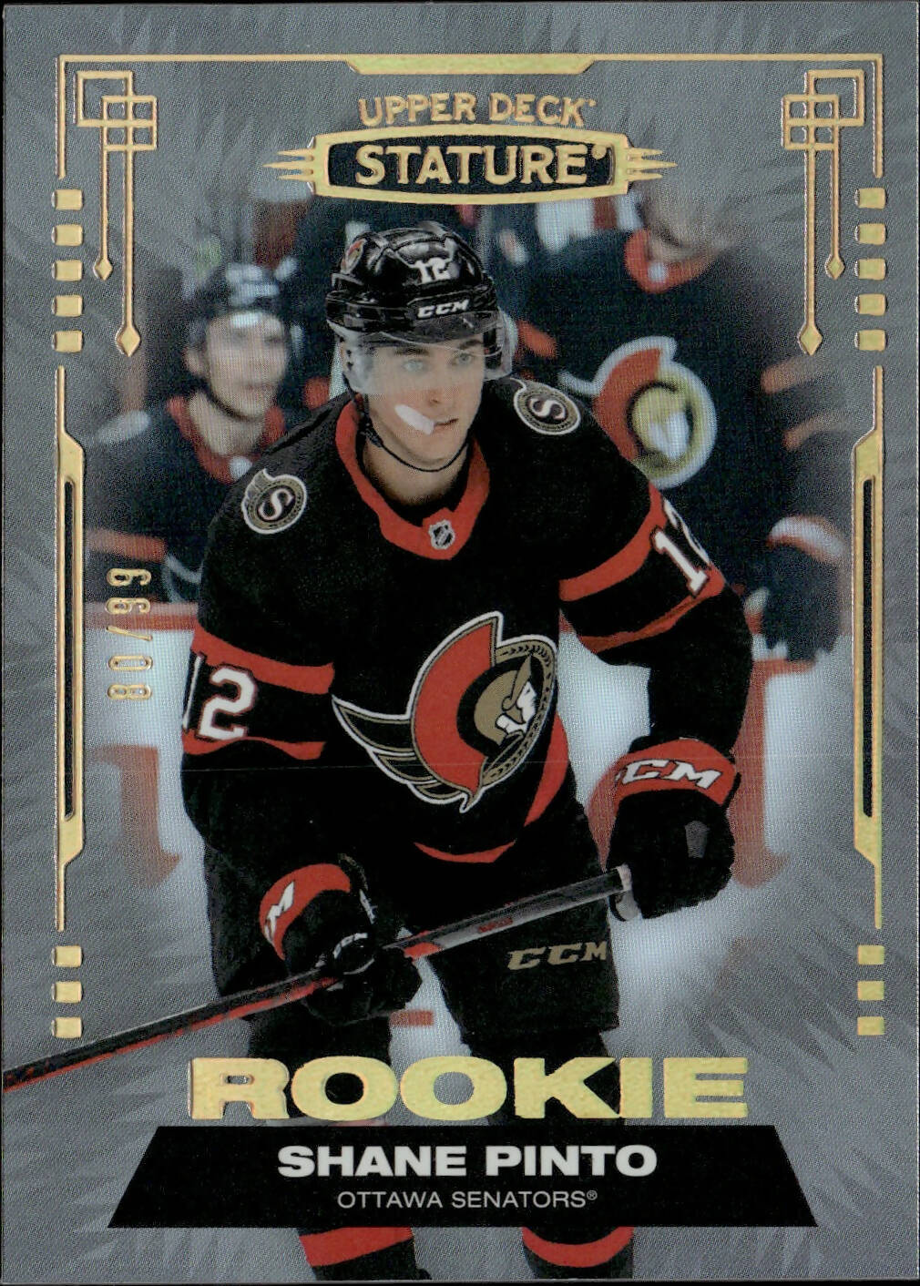 2021-22 Upper Deck Stature - Base /99 #137 Shane Pinto - Ottawa Senators