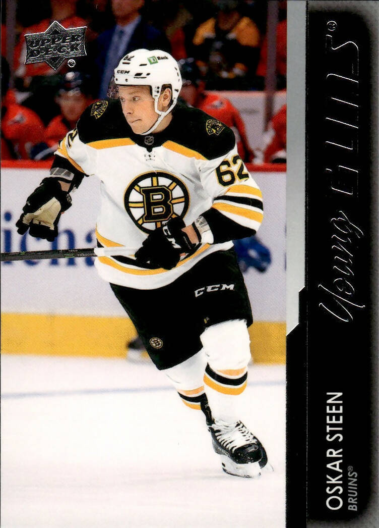 2021-22 Upper Deck Series 2 Hockey - Young Guns #494 Oskar Steen - Boston Bruins