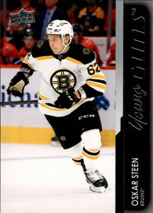 2021-22 Upper Deck Series 2 Hockey - Young Guns #494 Oskar Steen - Boston Bruins