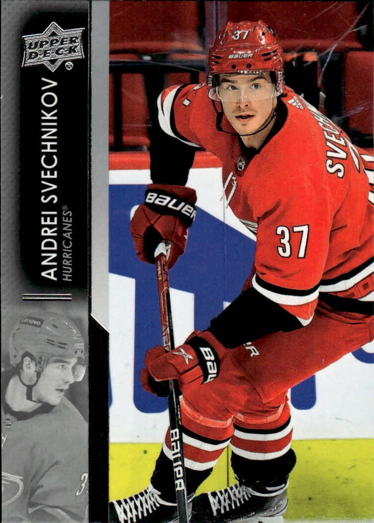 2021-22 Upper Deck Series 2 Hockey - Base #286 Andrei Svechnikov - Carolina Hurricanes
