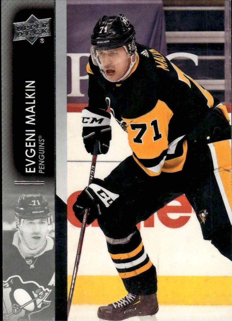 2021-22 Upper Deck Series 2 Hockey - Base #389 Evgeni Malkin - Pittsburgh Penguins