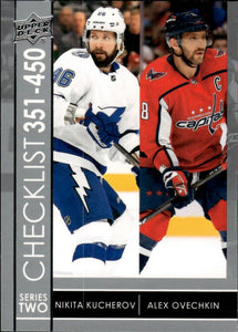 2021-22 Upper Deck Series 2 Hockey - Base #450 Nikita Kucherov/Alex Ovechkin Tampa Bay Lightning/Washington Capitals CL