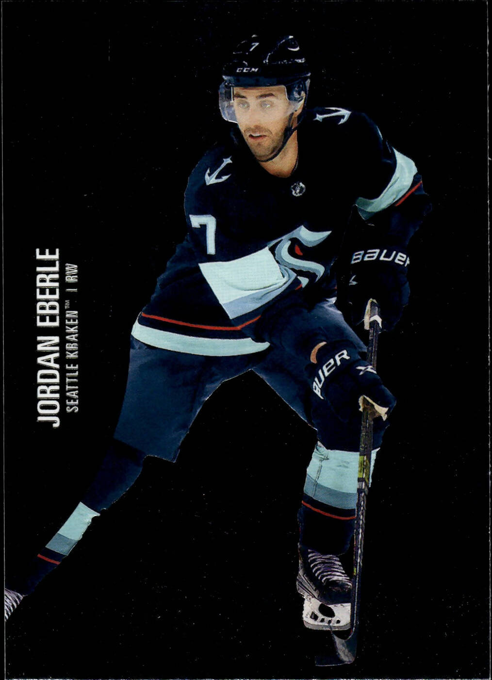 2021-22 Upper Deck Skybox Metal Universe Hockey Base #97 Jordan Eberle - Seattle Kraken