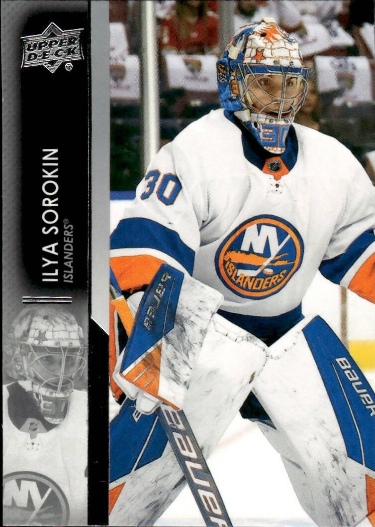 2021-22 Upper Deck Series 2 Hockey - Base #366 Ilya Sorokin - New York Islanders