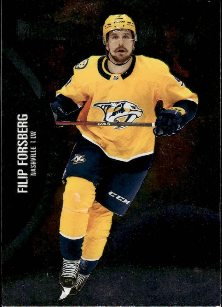 2021-22 Upper Deck Skybox Metal Universe Hockey Base #81 Filip Forsberg - Nashville Predators