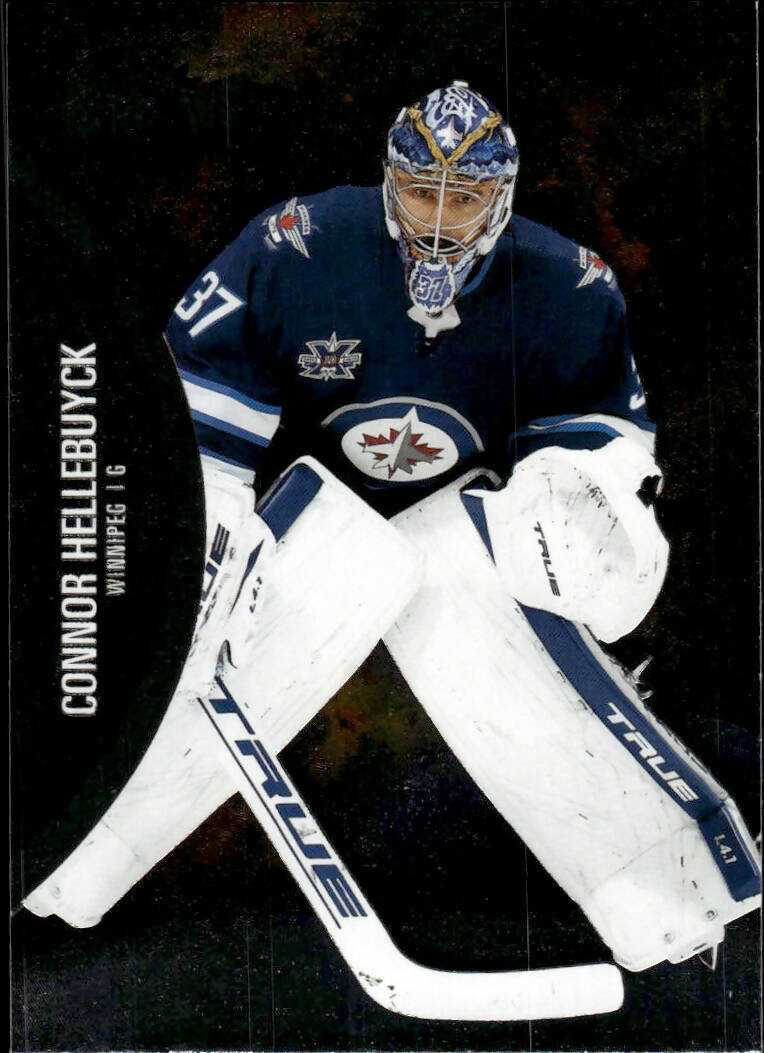 2021-22 Upper Deck Skybox Metal Universe Hockey Base #85 Connor Hellebuyck - Winnipeg Jets