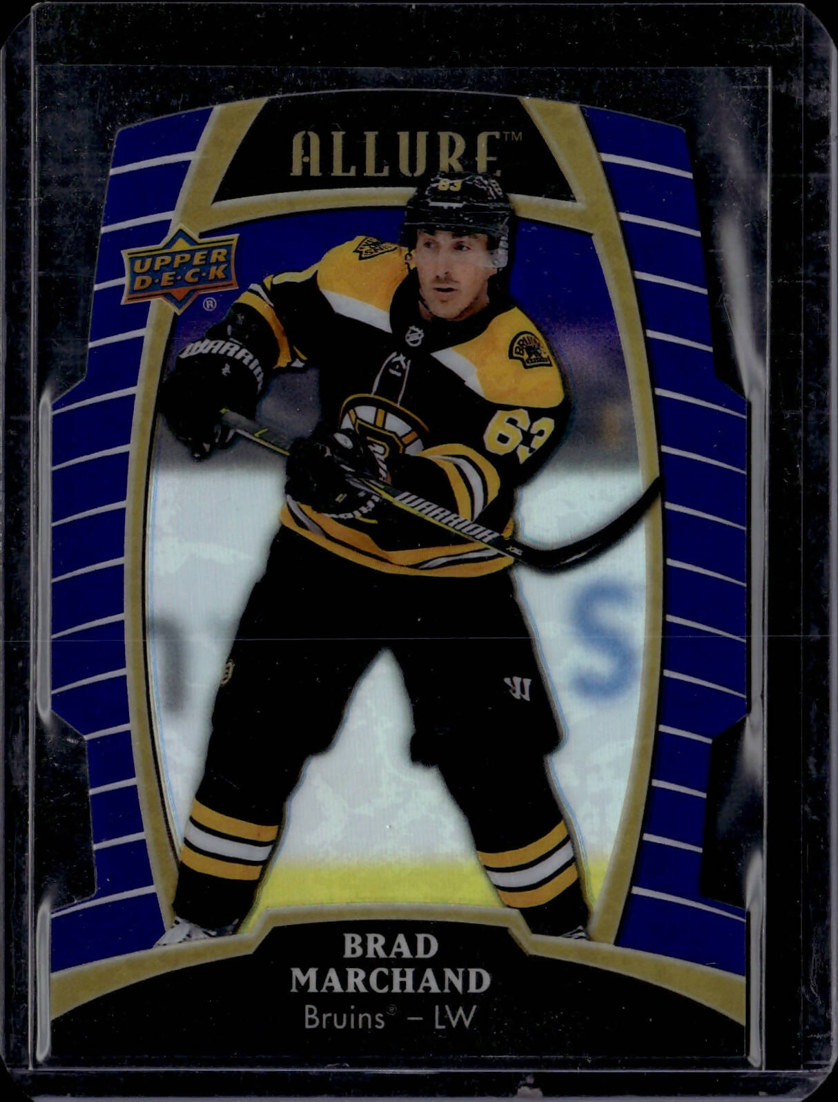 2019-20 Upper Deck Allure Hockey - Purple Diamond /10 #14 Brad Marchand - Boston Bruins