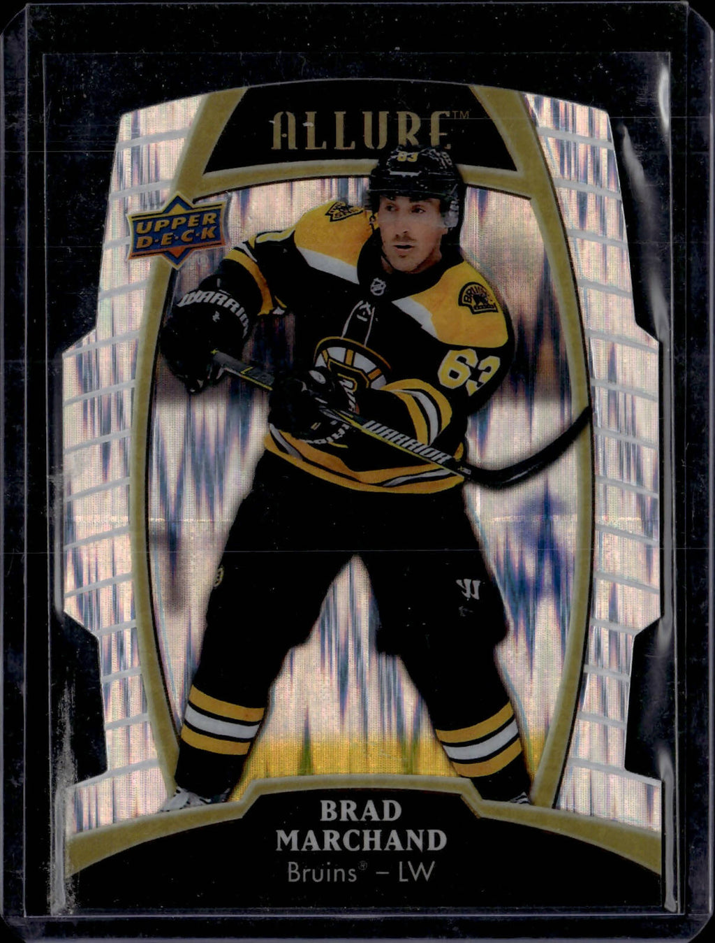 2019-20 Upper Deck Allure Hockey - Steel /50 #14 Brad Marchand - Boston Bruins