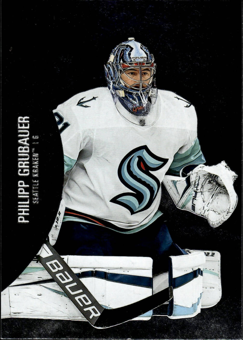 2021-22 Upper Deck Skybox Metal Universe Hockey Base #99 Philipp Grubauer - Seattle Kraken