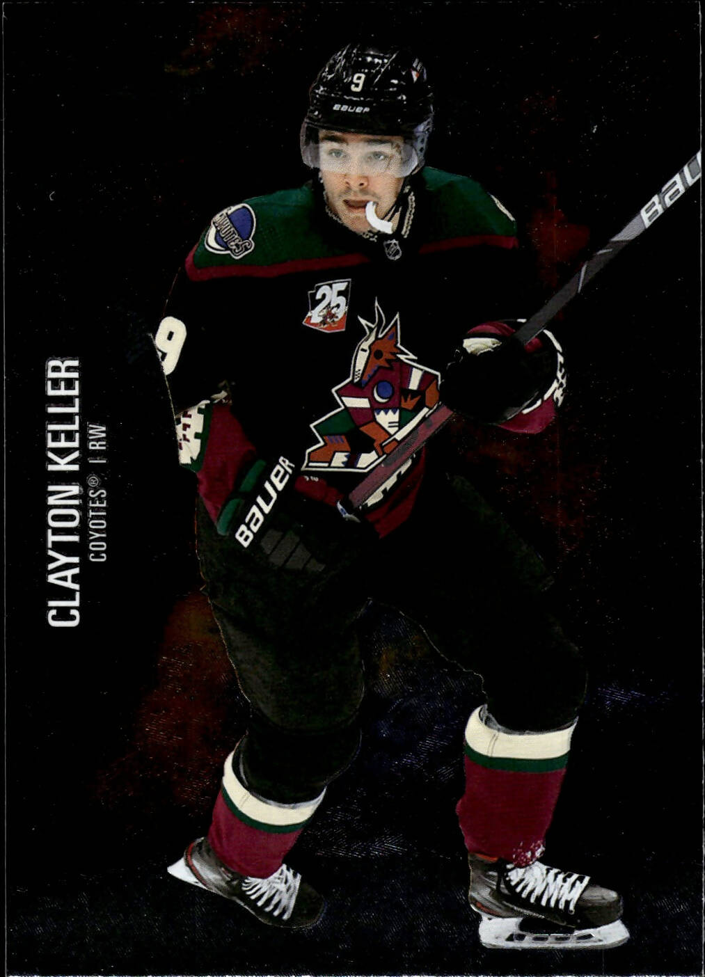 2021-22 Upper Deck Skybox Metal Universe Hockey Base #67 Clayton Keller - Arizona Coyotes