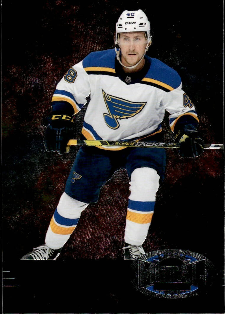 2021-22 Upper Deck Skybox Metal Universe Hockey 1997-98 Retro Rookie #R-16 Scott Perunovich - St. Louis Blues