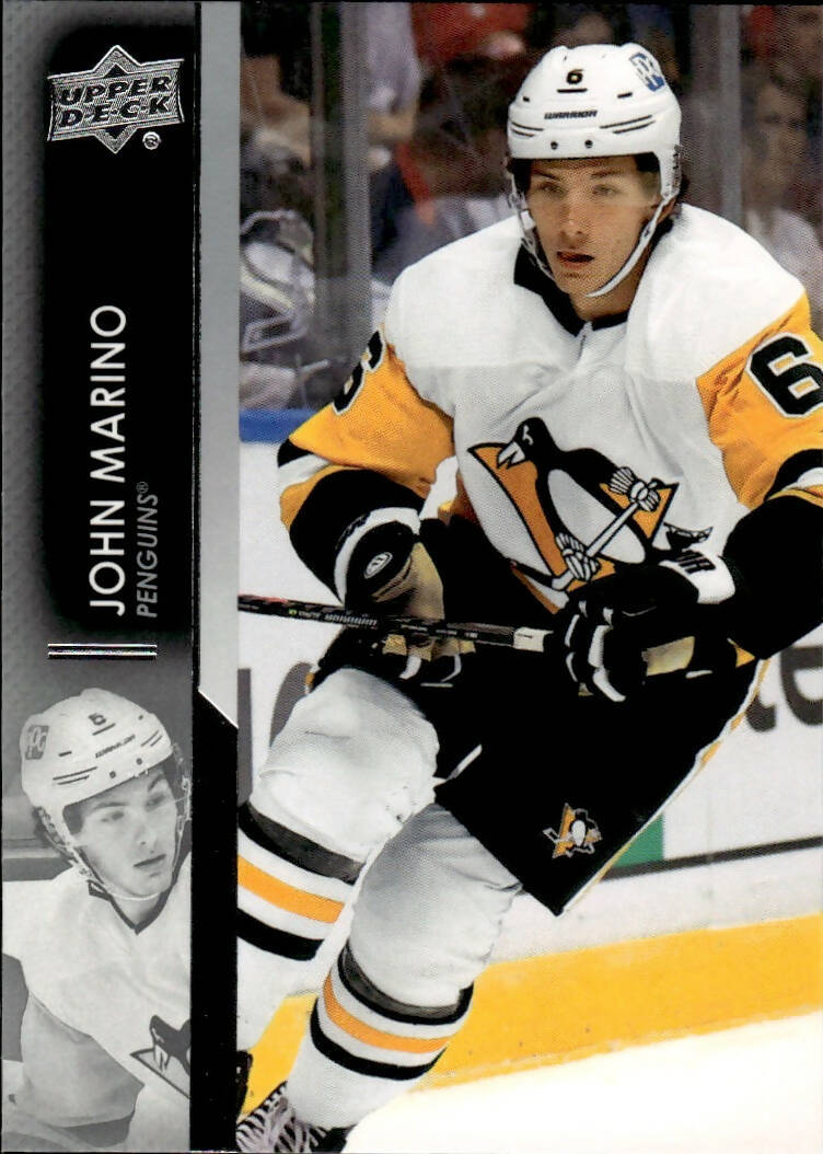 2021-22 Upper Deck Series 2 Hockey - Base #390 John Marino - Pittsburgh Penguins