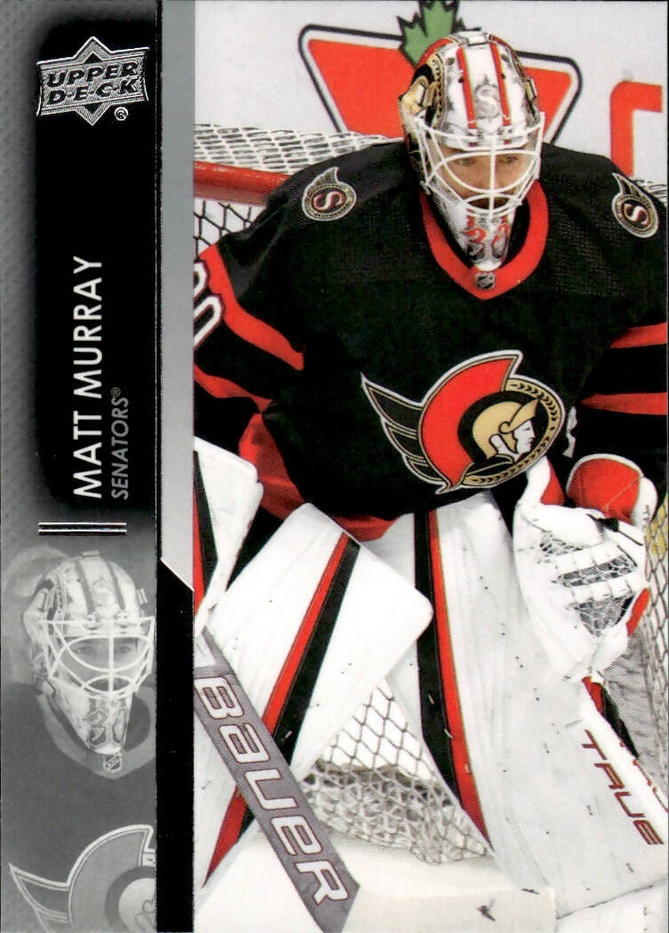 2021-22 Upper Deck Series 2 Hockey - Base #376 Matt Murray - Ottawa Senators