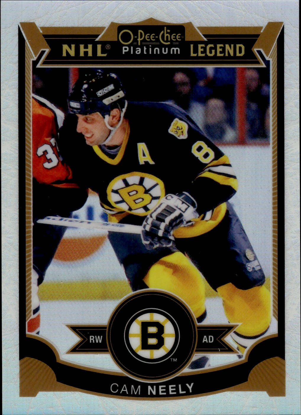 2015-16 O-Pee-Chee Platinum Hockey Legend - Base - White Ice /99 #160 Cam Neely - Boston Bruins