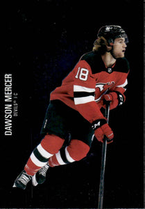 2021-22 Upper Deck Skybox Metal Universe Hockey Rookies #188 Dawson Mercer - New Jersey Devils