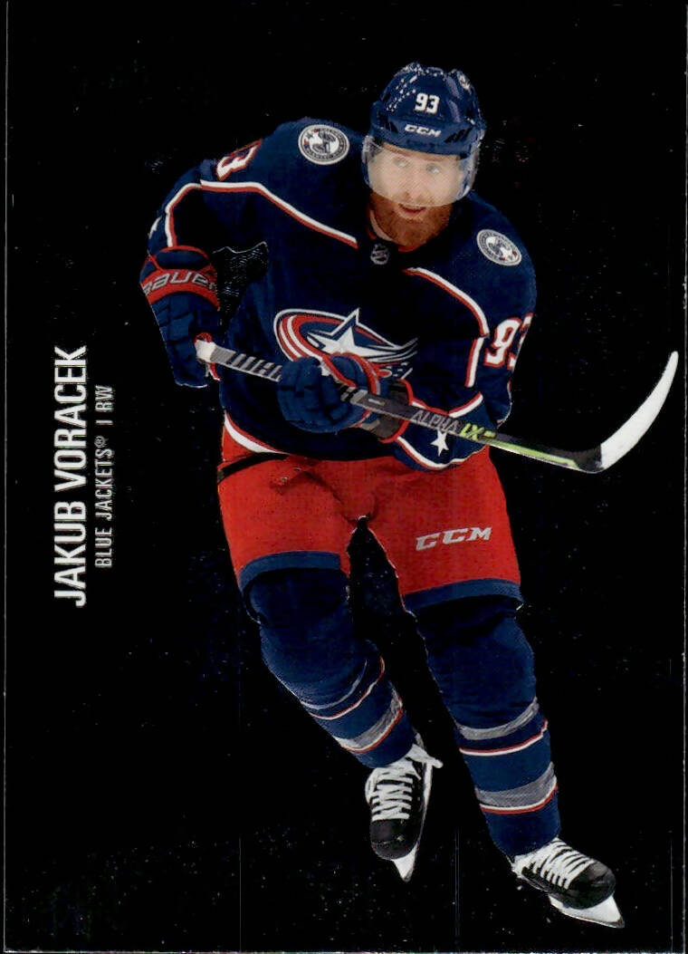 2021-22 Upper Deck Skybox Metal Universe Hockey Base #36 Jakub Voracek - Columbus Blue Jackets