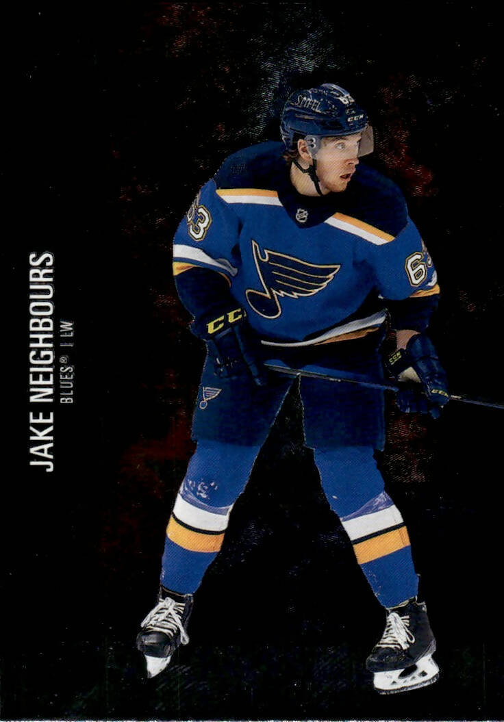 2021-22 Upper Deck Skybox Metal Universe Hockey Rookies #198 Jake Neighbours - St. Louis Blues