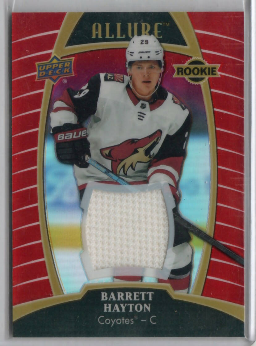 2019-20 Upper Deck Allure Hockey - Base - Red Rainbow Jersey #97 Barrett Hayton - Arizona Coyotes