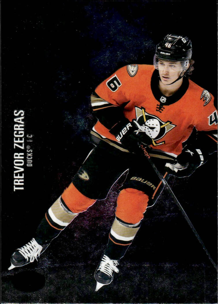 2021-22 Upper Deck Skybox Metal Universe Hockey Rookies #175 Trevor Zegras - Anaheim Ducks