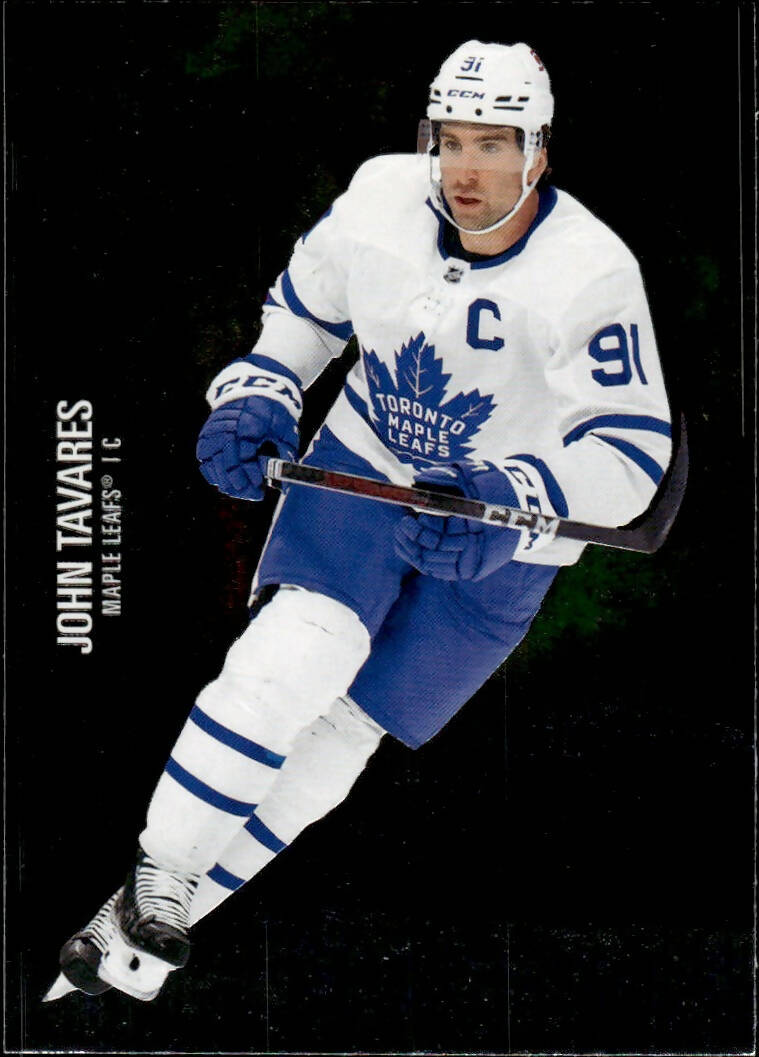 2021-22 Upper Deck Skybox Metal Universe Hockey Base #51 John Tavares - Toronto Maple Leafs