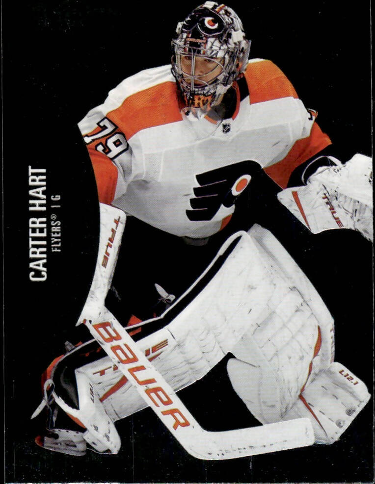 2021-22 Upper Deck Skybox Metal Universe Hockey Base #47 Carter Hart - Philadelphia Flyers