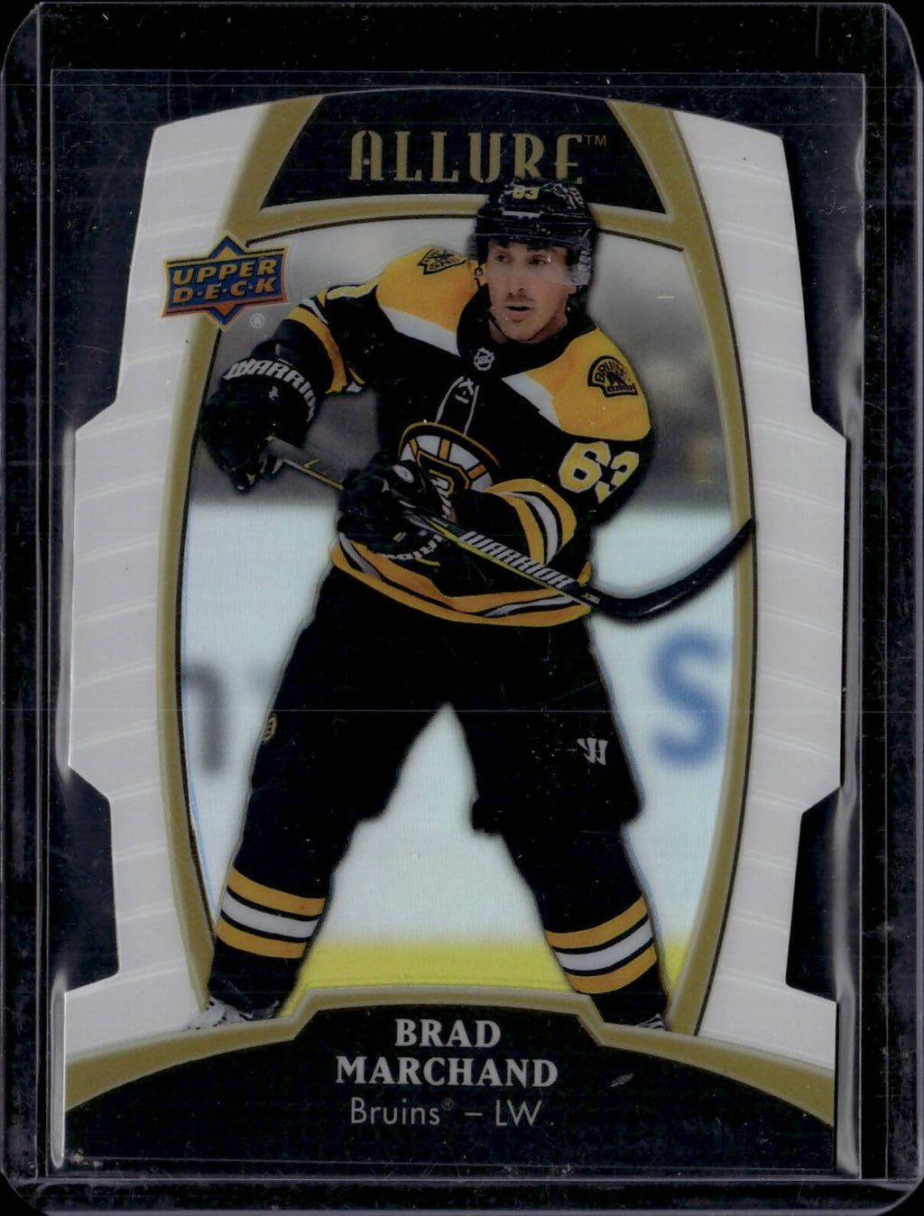 2019-20 Upper Deck Allure Hockey - White Ranbow #14 Brad Marchand - Boston Bruins