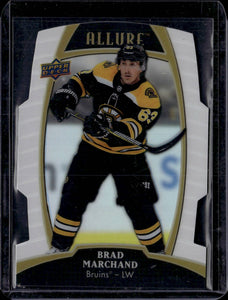 2019-20 Upper Deck Allure Hockey - White Ranbow #14 Brad Marchand - Boston Bruins