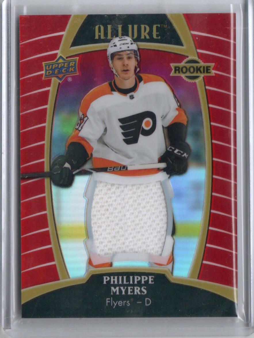 2019-20 Upper Deck Allure Hockey - Base - Red Rainbow Jersey #79 Philippe Myers - Philadelphia Flyers