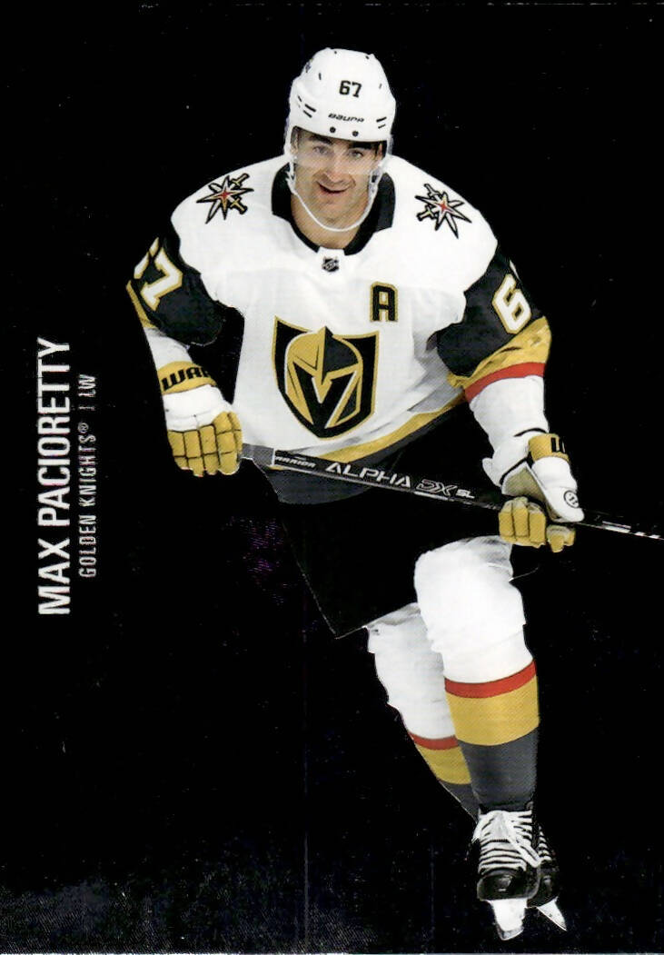 2021-22 Upper Deck Skybox Metal Universe Hockey Base #61 Max Pacioretty - Vegas Golden Knights