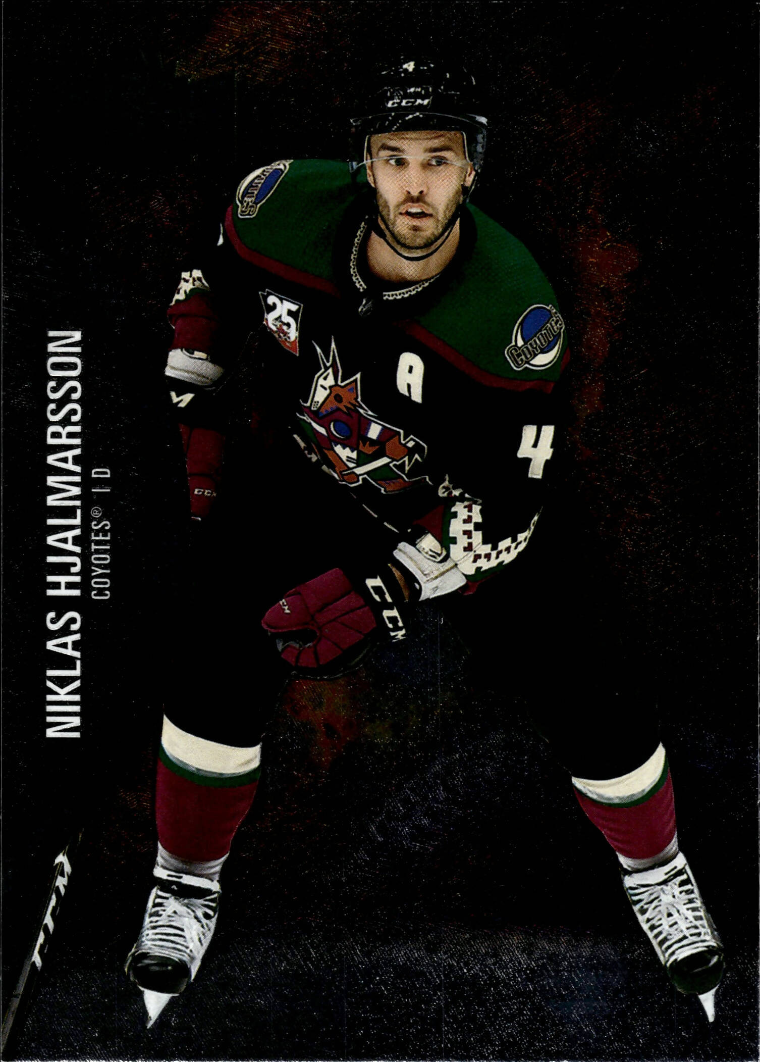 2021-22 Upper Deck Skybox Metal Universe Hockey Base #6 Niklas Hjalmarsson - Arizona Coyotes