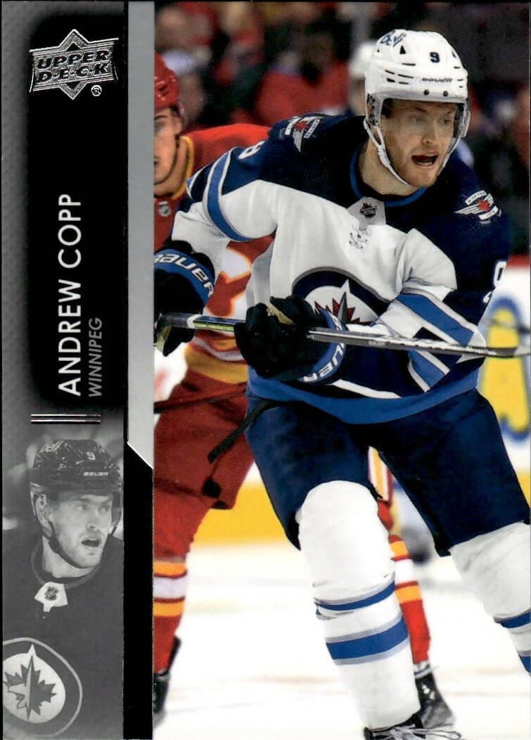 2021-22 Upper Deck Series 2 Hockey - Base #444 Andrew Copp - Winnipeg Jets